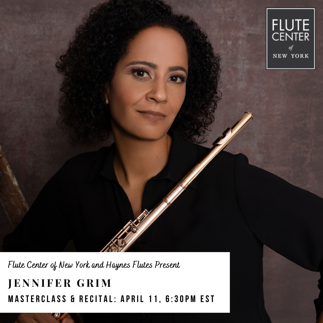 Salon Series Recital and Masterclass with Jennifer Grim April 11 Flute Center