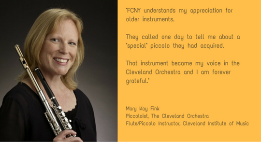 Mary Kay Fink, Piccoloist in Cleveland Orchestra