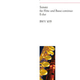 Sonata in E major, BWV 1035 - Urtext (Flute and Piano)