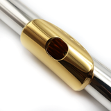 Jupiter 510 #DD53291 - Silver plated, offset G, C footjoint, gold plated lip plate and D# roller