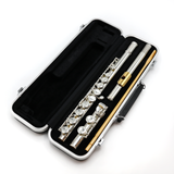Jupiter 510 #DD53291 - Silver plated, offset G, C footjoint, gold plated lip plate and D# roller
