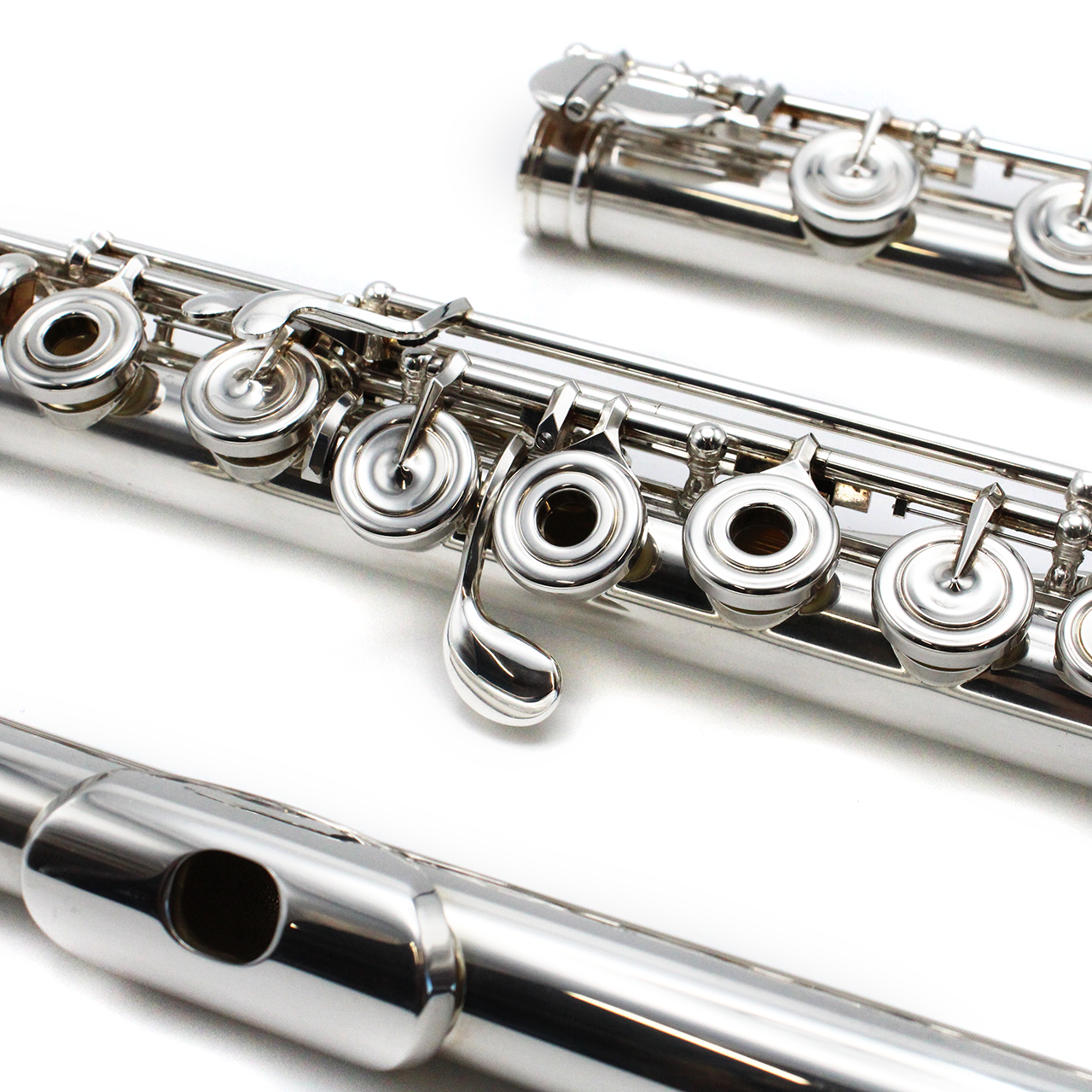 Miyazawa 602 #115800 - Britannia silver tubing, offset G, split E