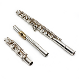 Pearl Flute Model 695 Vigore #17753 - Sterling Silver Headjoint, Offset G, C# Trill Key, D# Roller, B Footjoint,. 3K Gold Lip Plate