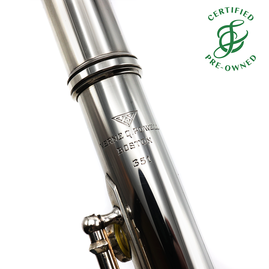 Powell Custom #351 - Silver flute, inline G, C footjoint