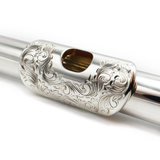 Song Headjoint #S037 - Pure silver, 14K gold riser (New)