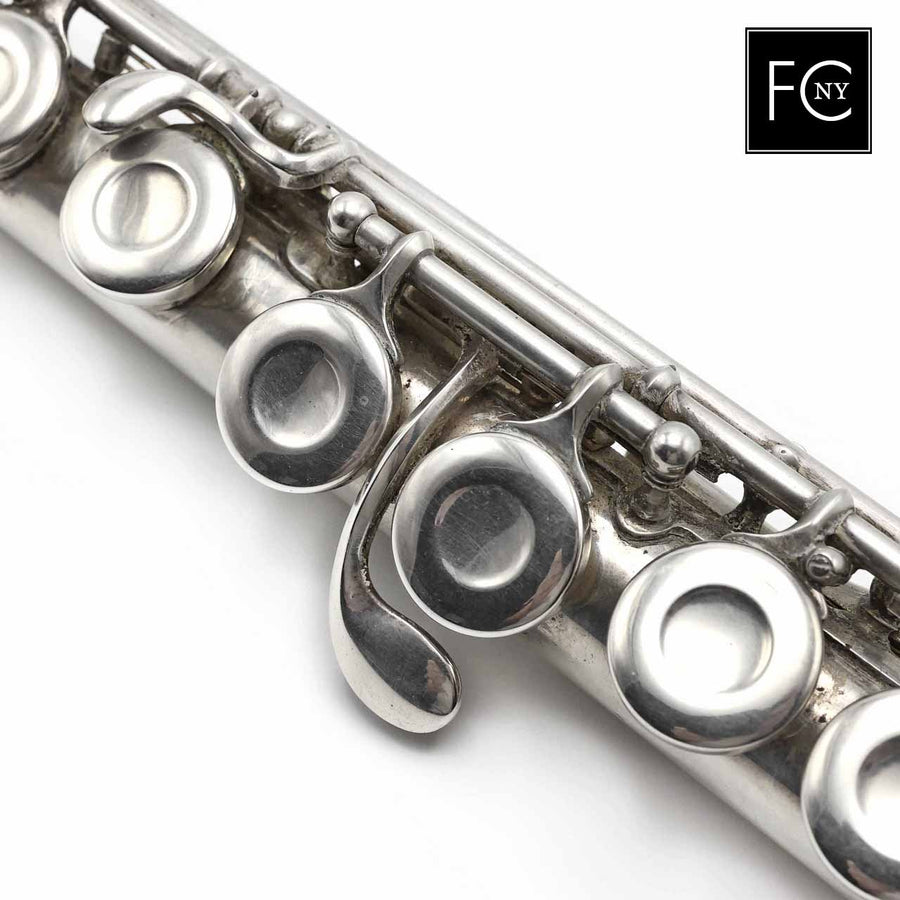 Haynes Commercial Flute #21696 - All silver, closed holes, offset G, C footjoint