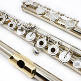 Lamberson #395 - 14K white gold flute, inline G, C# trill key, B footjoint