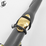 Gold-Plated Red Brass LefreQue Sound Bridge with Band
