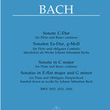 Flute Sonatas (3), BWV 1033, 1031, 1020 (Flute and Piano)