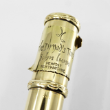 John Lunn "The Dryad's Touch" - 18K green gold flute, specialty engraving, offset G, D/B footjoint