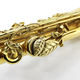 John Lunn "The Dryad's Touch" - 18K green gold flute, specialty engraving, offset G, D/B footjoint