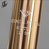 Powell Handmade Custom Flute in 19.5K Rose Gold with Gold Mechanism - New (Custom Order)