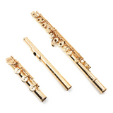 Powell Handmade Custom Flute in 14K Gold with Gold Mechanism - New (Custom Order)