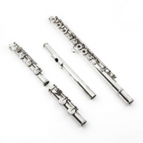 Powell Custom #4463 - Silver flute, inline G, B and C footjoint