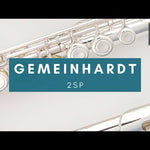 video showcasing Gemeinhardt 2SP flute on white background