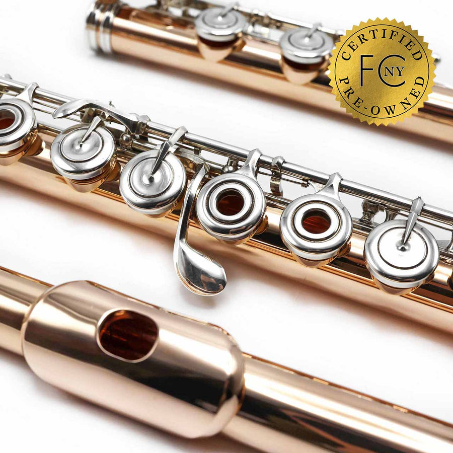 David Straubinger #170 - 14K Gold Flute, inline G, B footjoint