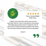 Trevor James Model 10XC Beginner Flute - New