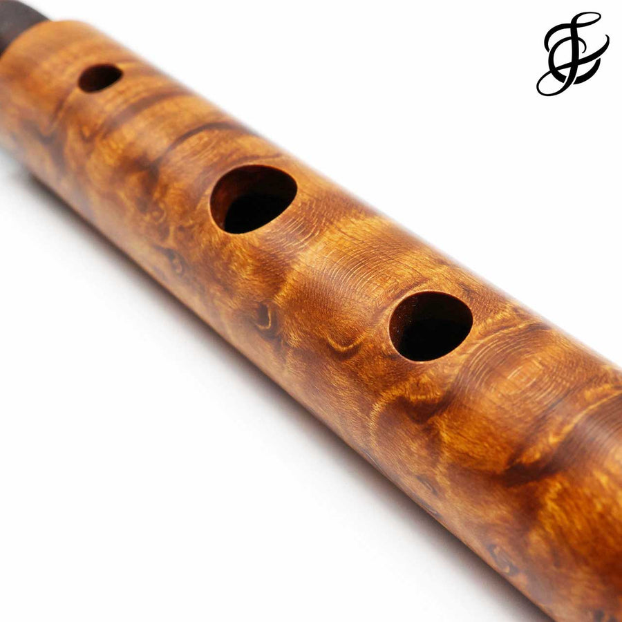 Windward Flute #855 -  Keyless D Flute, Maple Wood