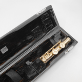 Leather French Flute Case by Wiseman
