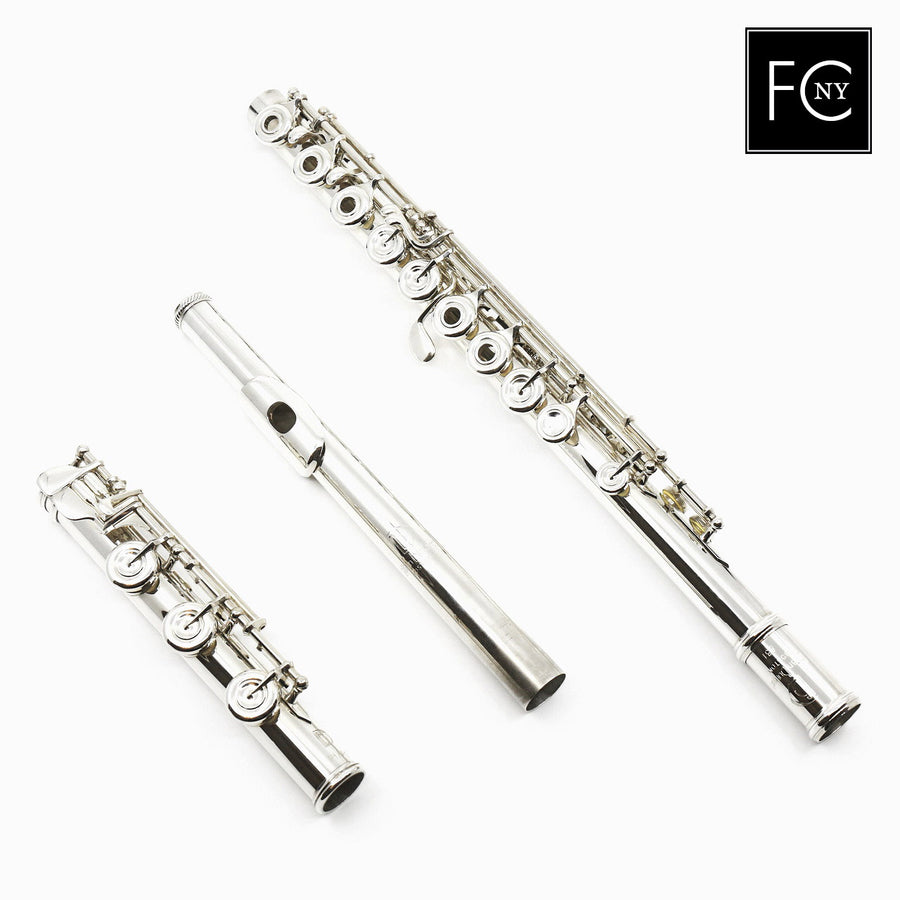 Lillian Burkart "Elite Model" Flute in 5/95 Platinum Enhanced  New 