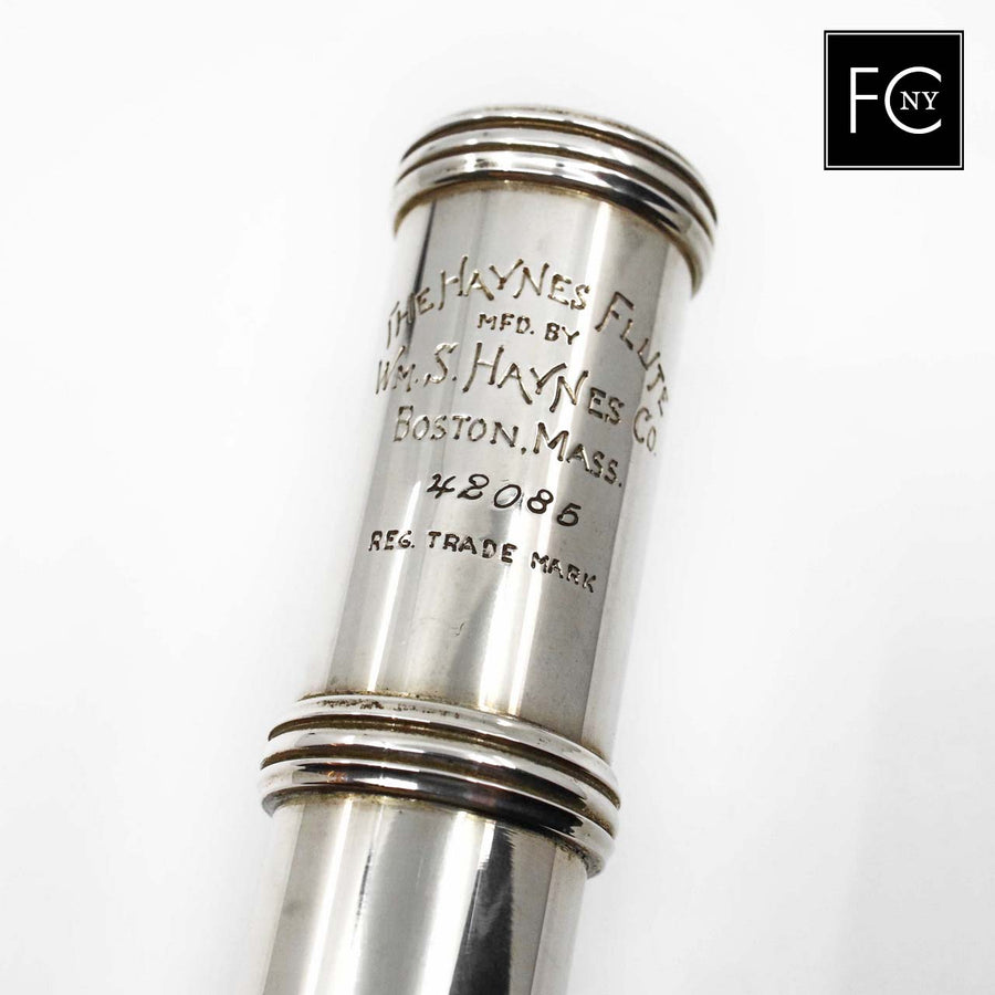 Haynes Custom #42085- Silver flute, inline G, open G#, reverse thumb Bb, B footjoint