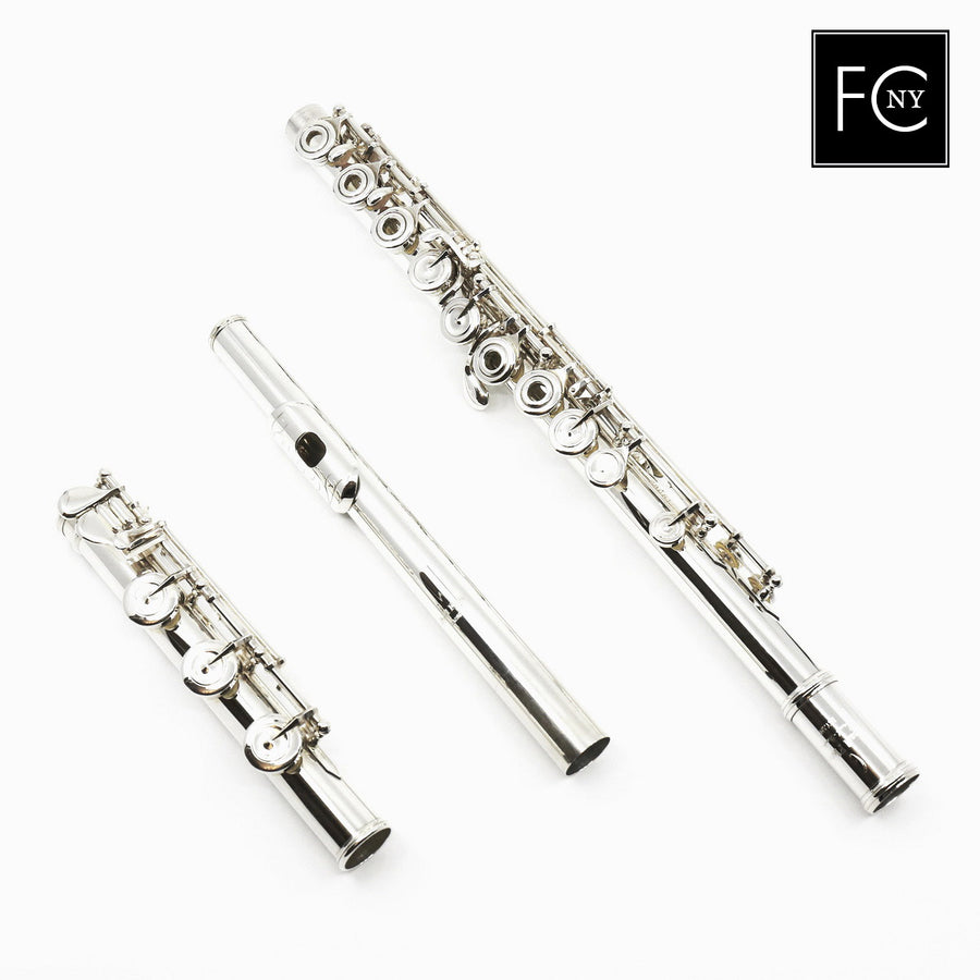 Pearl Handmade Flute Model 9700 in Pristine (.970) Silver  New 