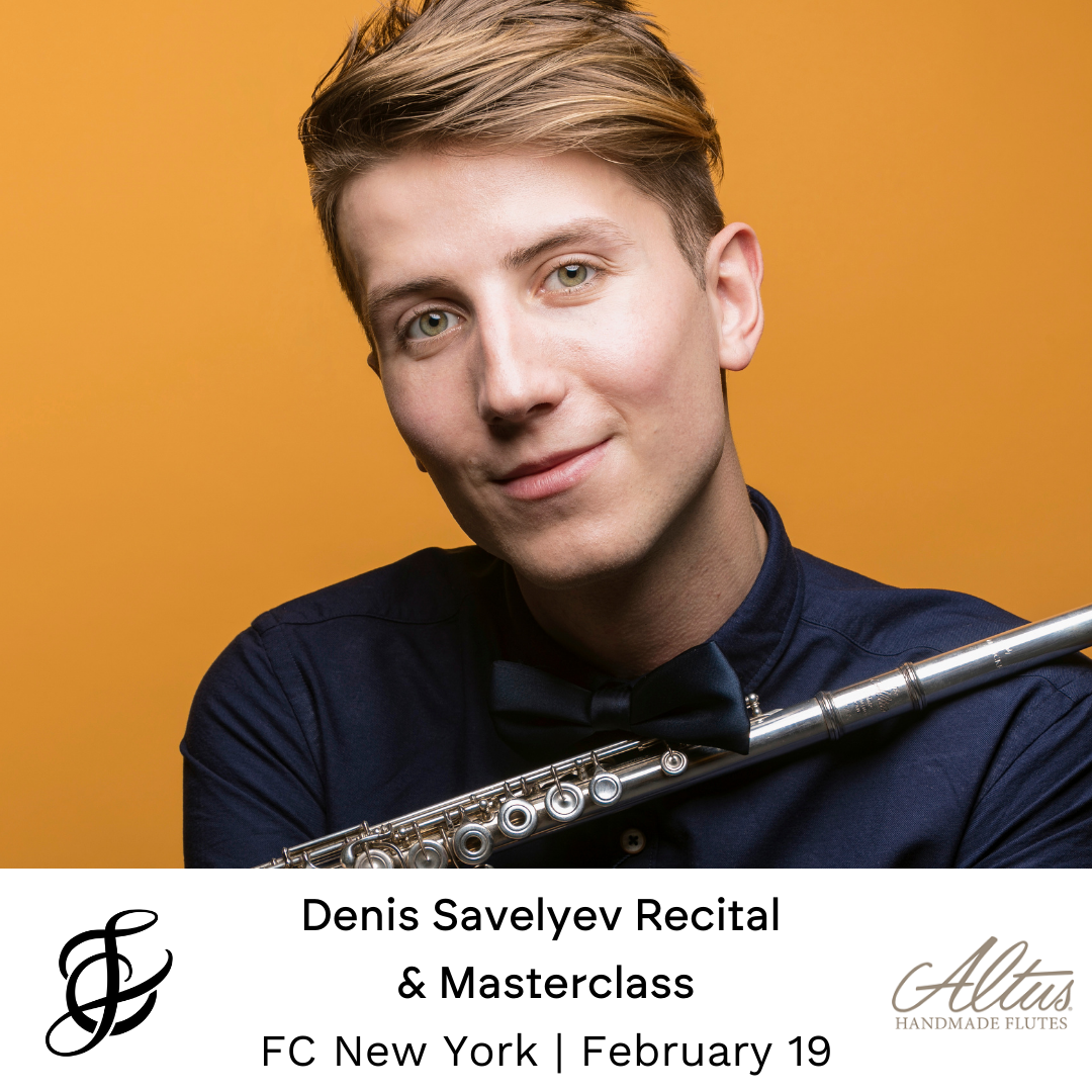 Denis Savelyev Recital & Masterclass – Flute Center