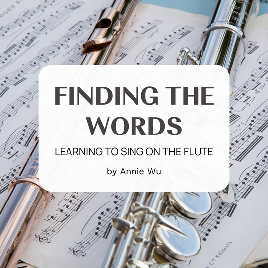 Finding the Words: Learning to Sing on the Flute