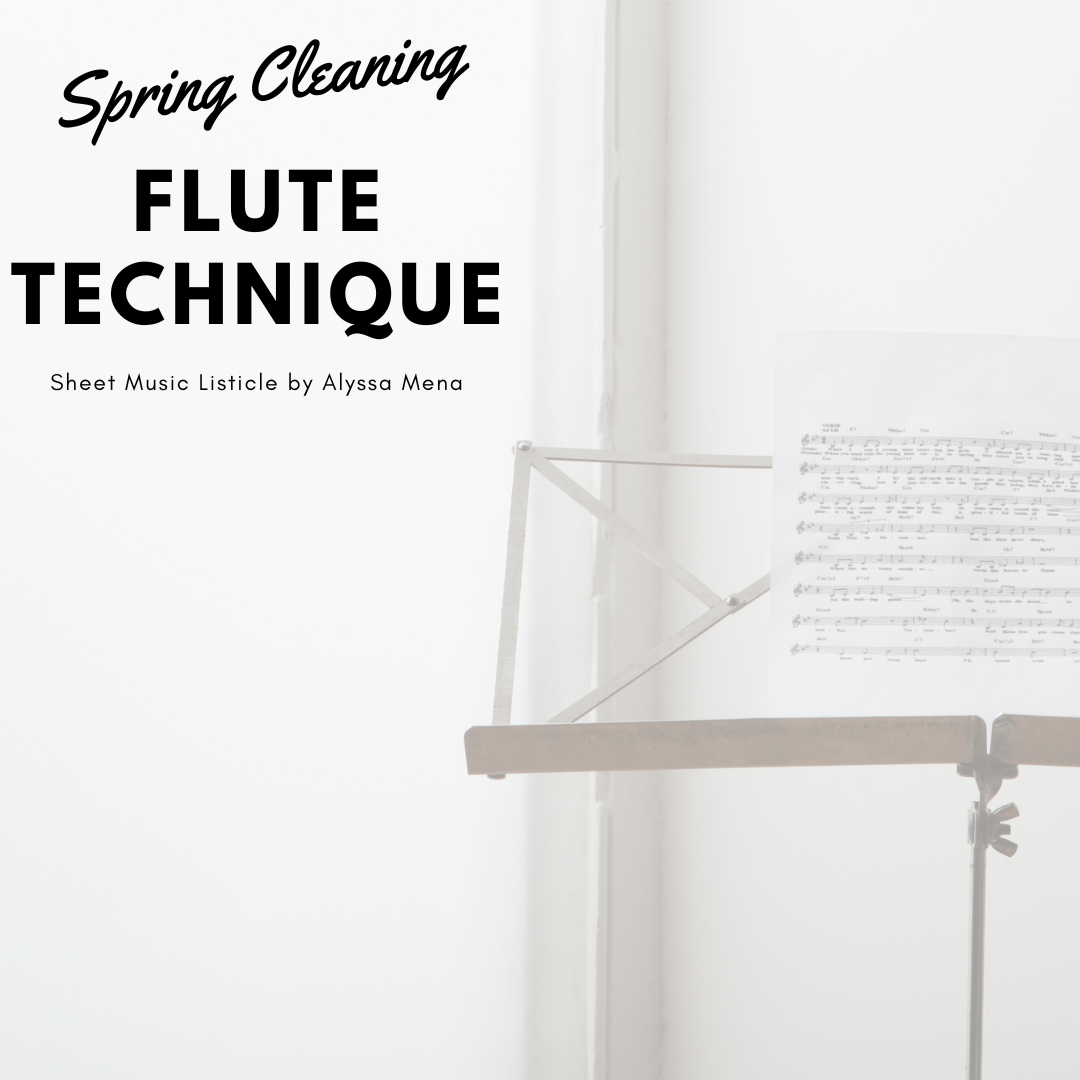 Spring Cleaning Your Flute Technique – Flute Center