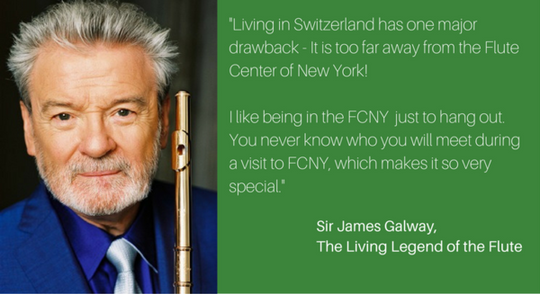 Sir James Galway, The Living Legend of the Flute
