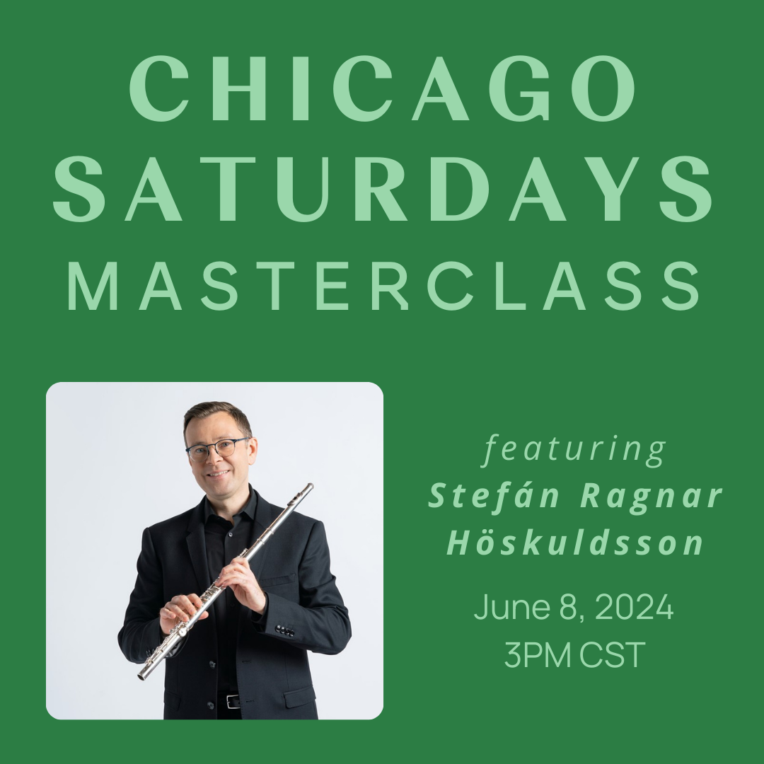 Chicago Saturdays - Stefán Ragnar Höskuldsson Masterclass