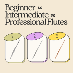What’s the Difference Between Student, Intermediate, and Professional Flutes?