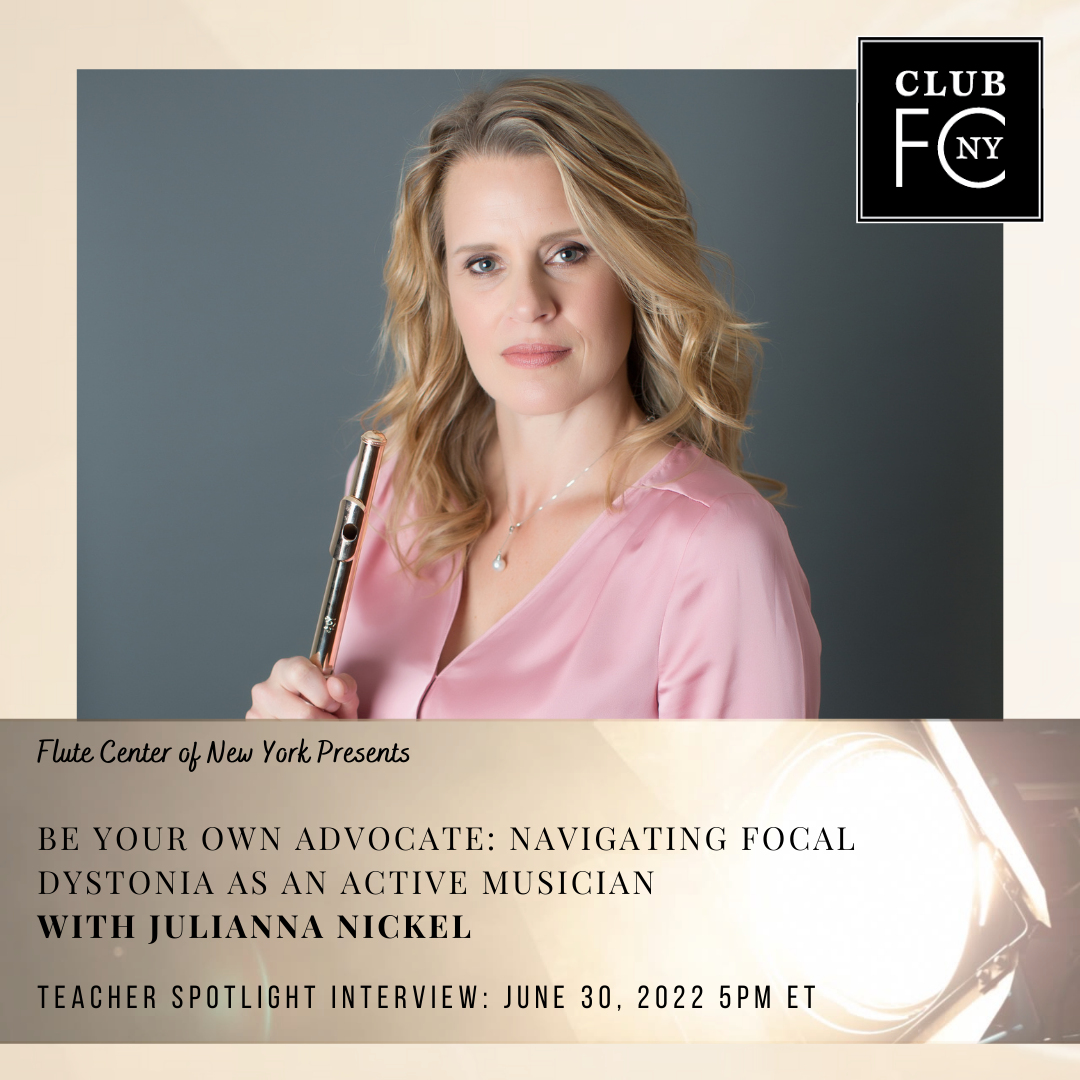 Teacher Spotlight Julianna Nickel June 30 Flute Center
