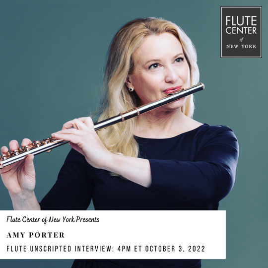 Amy Porter Flute Unscripted: October 3