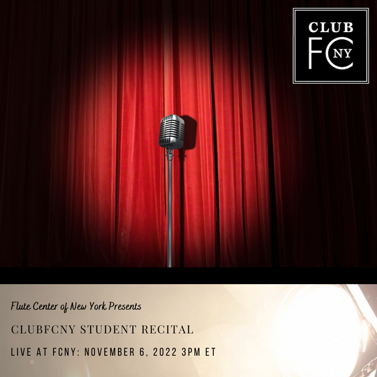 ClubFCNY Student Recital: November 6