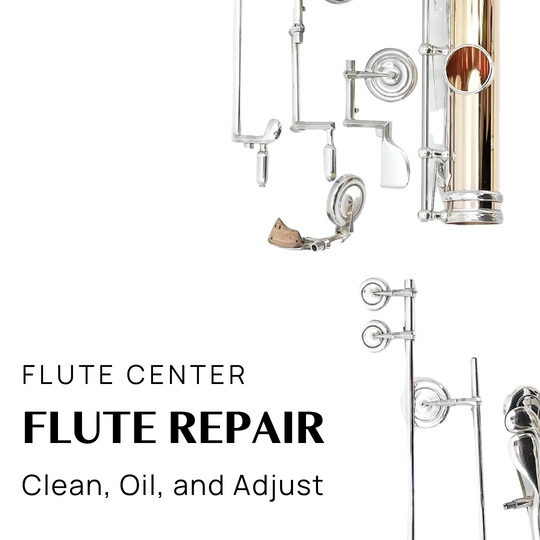 Clean, Oil, and Adjust Flute Repair Process