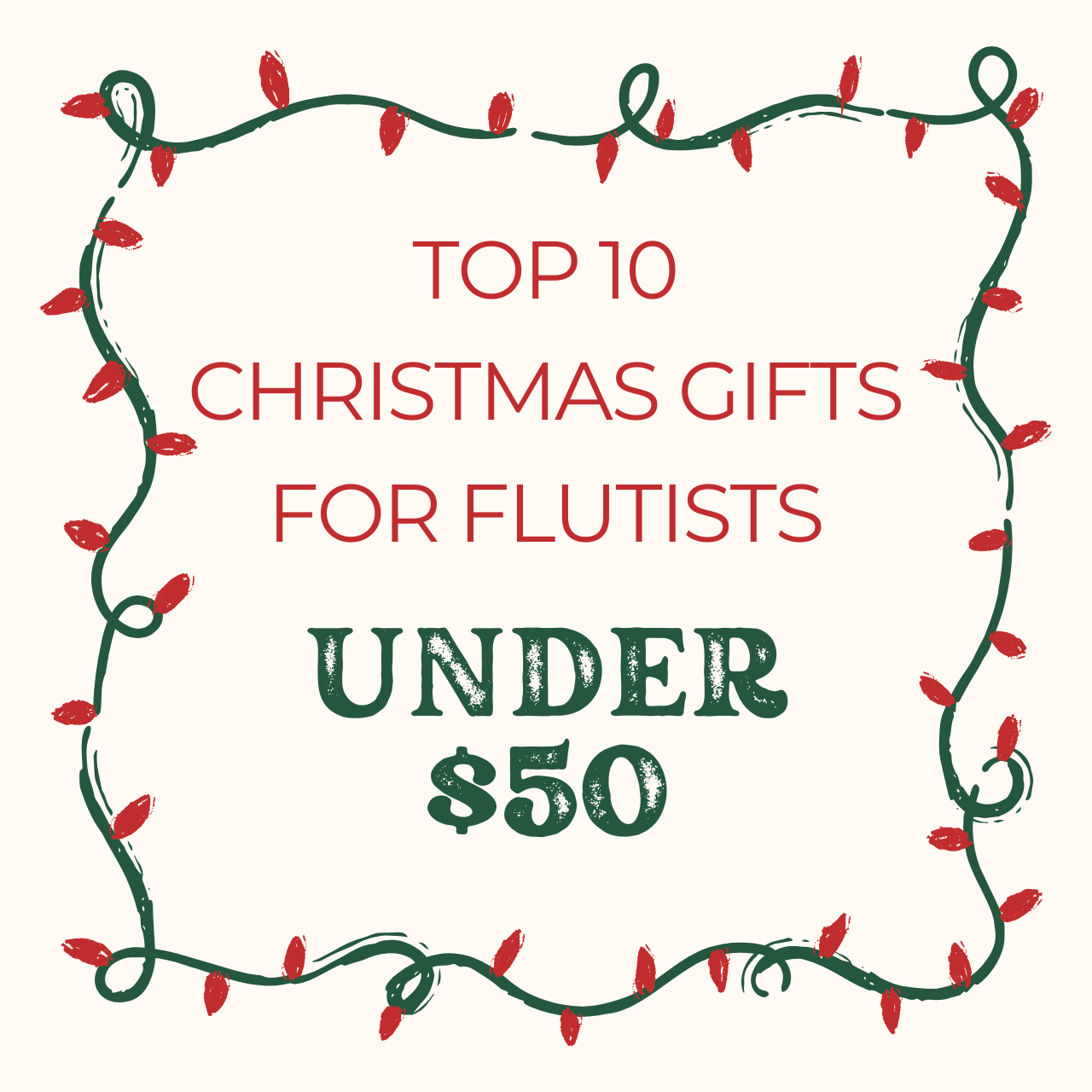 Top 10 Christmas Gifts for Flute Players Under $50