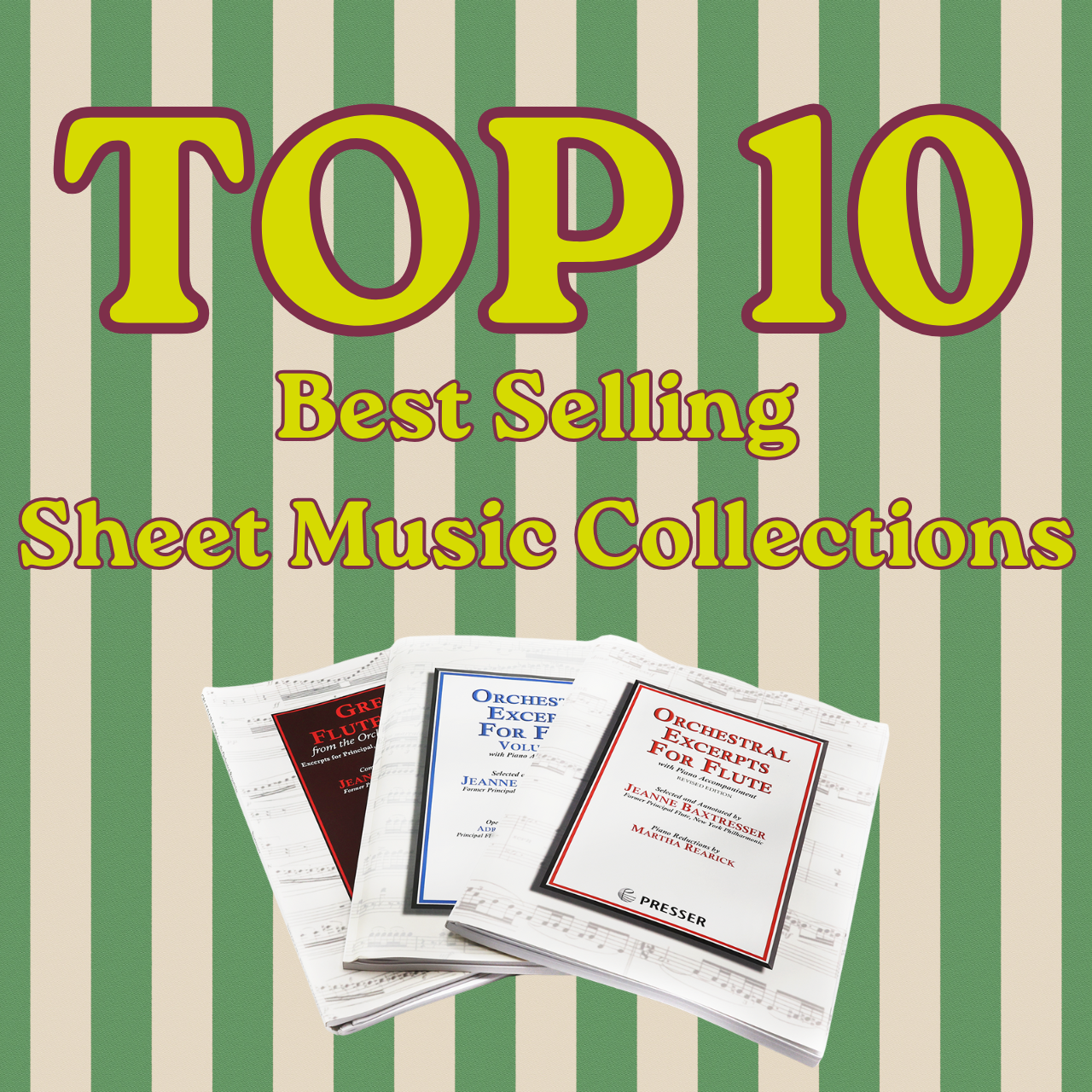 Top 10 Best Selling Sheet Music Collections at Flute Center