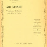 Air Suisse Op. 20 Variations Brillantes (Flute and Piano)