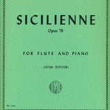 Sicilienne, Op. 78 from “Pelleas et Melisande” (Flute and Piano)