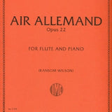 Aire alemán, Op. 22 (Flauta y piano)