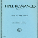 Three Romances, Op. 94 (Flute and Piano)