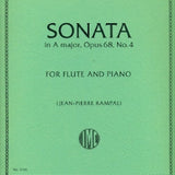 Sonate en la majeur, opus 68, n° 4 (flûte et piano)