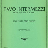 Zwei Intermezzi (aus Op. 118, Nr. 1 und 2) (Flöte und Klavier)