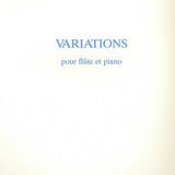 Variations (Flute and Piano)