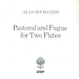 Pastoral y fuga (dos flautas)