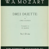 Duets (3) for Flutes: No. 1 in D Major