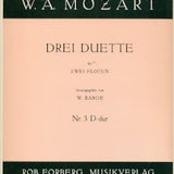 Duets (3) for Flutes: No. 3 in D Major