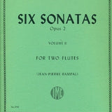 Six Sonatas, Op. 2 - Volume 2 (Two Flutes)