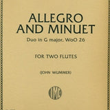 Duo in G-Dur, WoO 26 (Zwei Flöten)